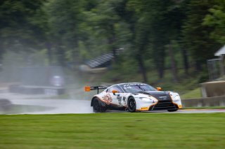 #12 Aston Martin Vantage AMR GT3 of Frank Gannett and Drew Staveley, Ian Lacy Racing, GT World Challenge America, Pro-Am, SRO America, Road America, Elkhart Lake, WI, August 2022
 | Regis Lefebure/SRO