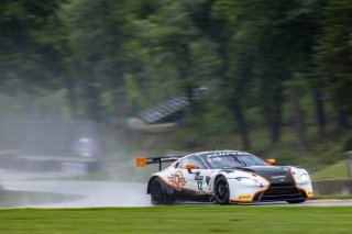 #12 Aston Martin Vantage AMR GT3 of Frank Gannett and Drew Staveley, Ian Lacy Racing, GT World Challenge America, Pro-Am, SRO America, Road America, Elkhart Lake, WI, August 2022
 | Regis Lefebure/SRO