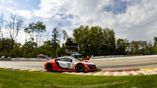 #43 Acura NSX GT3 of Erin Vogel and Michael Cooper, RealTime Racing, GT World Challenge America, Pro-Am, SRO America, Road America, Elkhart Lake, WI, August 2022
 | Brian Cleary/SRO