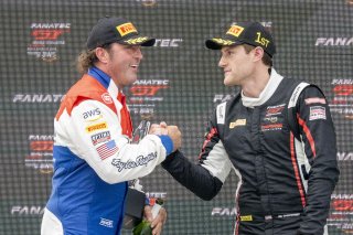 #23 Ferrari 458 Italia GT3 of Onofrio Triarsi, Triarsi Competizione, GT America Powered by AWS, SRO3, SRO America, Road America, Elkhart Lake, WI, August 2022
 | Brian Cleary/SRO