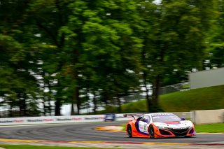 #43 Acura NSX GT3 of Erin Vogel and Michael Cooper, RealTime Racing, GT World Challenge America, Pro-Am, SRO America, Road America, Elkhart Lake, Wisconsin, August 2022.
 | Fred Hardy | SRO
