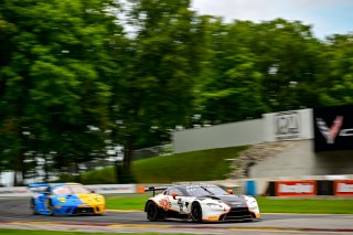 #12 Aston Martin Vantage AMR GT3 of Frank Gannett and Drew Staveley, Ian Lacy Racing, GT World Challenge America, Pro-Am, SRO America, Road America, Elkhart Lake, Wisconsin, August 2022.
 | Fred Hardy | SRO
