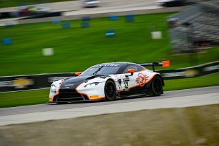 #12 Aston Martin Vantage AMR GT3 of Frank Gannett and Drew Staveley, Ian Lacy Racing, GT World Challenge America, Pro-Am, SRO America, Road America, Elkhart Lake, Wisconsin, August 2022.
 | Fred Hardy | SRO
