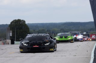 #1 Lamborghini Huracan GT3 of Michele Beretta and Andrea Calderelli, K-Pax Racing, GT World Challenge America, Pro, SRO America, Road America, Elkhart Lake, WI, August 2022
 | Regis Lefebure/SRO
