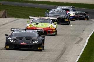 #1 Lamborghini Huracan GT3 of Michele Beretta and Andrea Calderelli, K-Pax Racing, GT World Challenge America, Pro, SRO America, Road America, Elkhart Lake, WI, August 2022
 | Brian Cleary/SRO