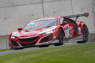 #93 Acura NSX GT3 of Ashton Harrison and Mario Farnbacher, Racers Edge Motorsports, GT World Challenge America, Pro-Am, SRO America, Road America, Elkhart Lake, WI, August 2022
 | Brian Cleary/SRO