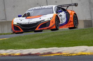 #43 Acura NSX GT3 of Erin Vogel and Michael Cooper, RealTime Racing, GT World Challenge America, Pro-Am, SRO America, Road America, Elkhart Lake, WI, August 2022
 | Brian Cleary/SRO