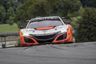 #43 Acura NSX GT3 of Erin Vogel and Michael Cooper, RealTime Racing, GT World Challenge America, Pro-Am, SRO America, Road America, Elkhart Lake, WI, August 2022
 | Brian Cleary/SRO