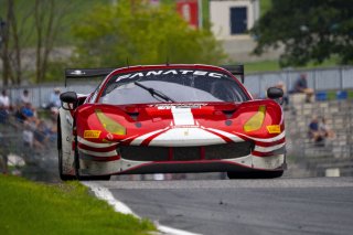 #23 Ferrari 488 GT3 of Onofrio Triarsi and Charlie Scardina, Triari Competizione, GT World Challenge America, Am, SRO America, Road America, Elkhart Lake, WI, August 2022
 | Brian Cleary/SRO