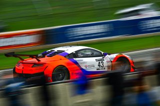 #43 Acura NSX GT3 of Erin Vogel and Michael Cooper, RealTime Racing, GT World Challenge America, Pro-Am, SRO America, Road America, Elkhart Lake, Wisconsin, August 2022.
 | Fred Hardy | SRO