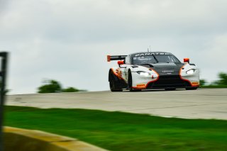 #12 Aston Martin Vantage AMR GT3 of Frank Gannett and Drew Staveley, Ian Lacy Racing, GT World Challenge America, Pro-Am, SRO America, Road America, Elkhart Lake, Wisconsin, August 2022.
 | Fred Hardy | SRO