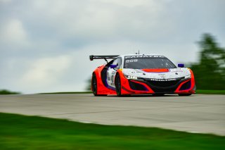#43 Acura NSX GT3 of Erin Vogel and Michael Cooper, RealTime Racing, GT World Challenge America, Pro-Am, SRO America, Road America, Elkhart Lake, Wisconsin, August 2022.
 | Fred Hardy | SRO