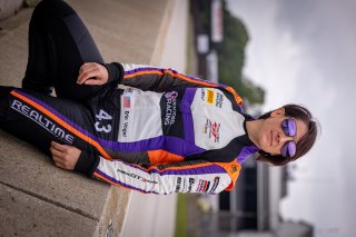 #43 Acura NSX GT3 of Erin Vogel and Michael Cooper, RealTime Racing, GT World Challenge America, Pro-Am, SRO America, Road America, Elkhart Lake, WI, August 2022
 | Regis Lefebure/SRO