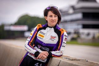 #43 Acura NSX GT3 of Erin Vogel and Michael Cooper, RealTime Racing, GT World Challenge America, Pro-Am, SRO America, Road America, Elkhart Lake, WI, August 2022
 | Regis Lefebure/SRO