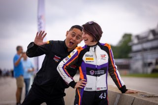 #43 Acura NSX GT3 of Erin Vogel and Michael Cooper, RealTime Racing, GT World Challenge America, Pro-Am, SRO America, Road America, Elkhart Lake, WI, August 2022
 | Regis Lefebure/SRO