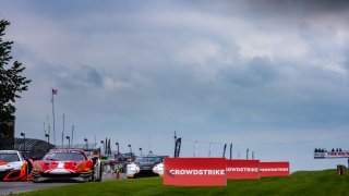 #23 Ferrari 488 GT3 of Onofrio Triarsi and Charlie Scardina, Triari Competizione, GT World Challenge America, Am, SRO America, Road America, Elkhart Lake, WI, August 2022
 | Regis Lefebure/SRO