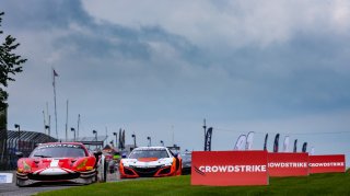 #23 Ferrari 488 GT3 of Onofrio Triarsi and Charlie Scardina, Triari Competizione, GT World Challenge America, Am, SRO America, Road America, Elkhart Lake, WI, August 2022
 | Regis Lefebure/SRO