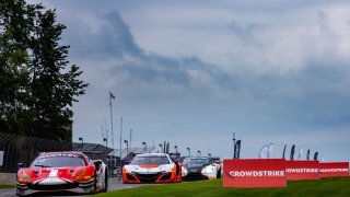 #23 Ferrari 488 GT3 of Onofrio Triarsi and Charlie Scardina, Triari Competizione, GT World Challenge America, Am, SRO America, Road America, Elkhart Lake, WI, August 2022
 | Regis Lefebure/SRO