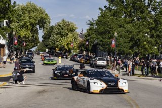 #12 Aston Martin Vantage AMR GT3 of Frank Gannett and Drew Staveley, Ian Lacy Racing, GT World Challenge America, Pro-Am, SRO America, Road America, Elkhart Lake, WI, August 2022
 | Brian Cleary/SRO