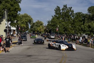 #12 Aston Martin Vantage AMR GT3 of Frank Gannett and Drew Staveley, Ian Lacy Racing, GT World Challenge America, Pro-Am, SRO America, Road America, Elkhart Lake, WI, August 2022
 | Brian Cleary/SRO