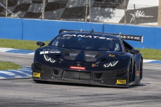 #1 Lamborghini Huracan GT3 of Michele Beretta and Andrea Calderelli, K-Pax Racing, GT World Challenge America, Pro, SRO America, Sebring International Raceway, Sebring, FL, September 2021.
 | Brian Cleary/SRO