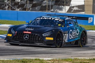 #08 Mercedes-AMG GT3 of Scott Smithson and Bryan Sellers, DXDT Racing, GT World Challenge America, Pro-Am, SRO America, Sebring International Raceway, Sebring, FL, September 2021.
 | Brian Cleary/SRO