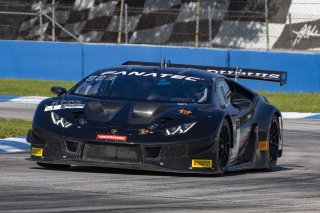 #1 Lamborghini Huracan GT3 of Michele Beretta and Andrea Calderelli, K-Pax Racing, GT World Challenge America, Pro, SRO America, Sebring International Raceway, Sebring, FL, September 2021.
 | Brian Cleary/SRO