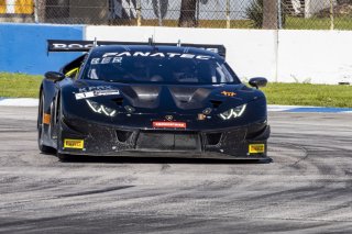 #1 Lamborghini Huracan GT3 of Michele Beretta and Andrea Calderelli, K-Pax Racing, GT World Challenge America, Pro, SRO America, Sebring International Raceway, Sebring, FL, September 2021.
 | Brian Cleary/SRO