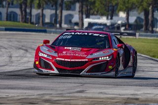#93 Acura NSX GT3 of Ashton Harrison and Mario Farnbacher, Racers Edge Motorsports, GT World Challenge America, Pro-Am, SRO America, Sebring International Raceway, Sebring, FL, September 2021.
 | Brian Cleary/SRO