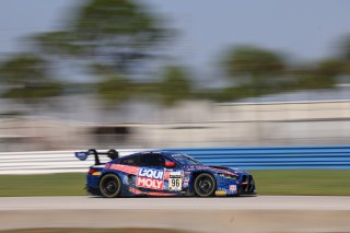 #96 BMW M4 GT3 of Michael Dinan and Robby Foley, Turner Motorsports, GT World Challenge America, Pro-Am, SRO America, Sebring Int’l Raceway, Sebring Florida, September 2022
 | Regis Lefebure/SRO