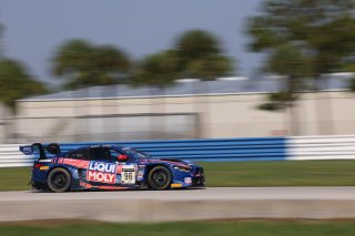 #96 BMW M4 GT3 of Michael Dinan and Robby Foley, Turner Motorsports, GT World Challenge America, Pro-Am, SRO America, Sebring Int’l Raceway, Sebring Florida, September 2022
 | Regis Lefebure/SRO