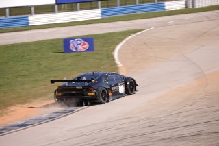 #1 Lamborghini Huracan GT3 of Michele Beretta and Andrea Calderelli, K-Pax Racing, GT World Challenge America, Pro, SRO America, Sebring Int&rsquo;l Raceway, Sebring Florida, September 2022
 | Regis Lefebure/SRO