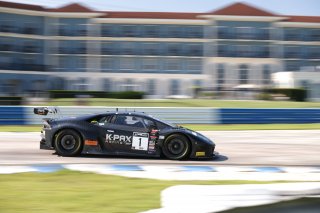 #1 Lamborghini Huracan GT3 of Michele Beretta and Andrea Calderelli, K-Pax Racing, GT World Challenge America, Pro, SRO America, Sebring Int&rsquo;l Raceway, Sebring Florida, September 2022
 | Regis Lefebure/SRO