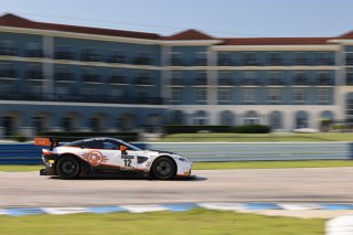 #12 Aston Martin Vantage AMR GT3 of Frank Gannett and Drew Staveley, Ian Lacy Racing, GT World Challenge America, Pro-Am, SRO America, Sebring Int&rsquo;l Raceway, Sebring Florida, September 2022
 | Regis Lefebure/SRO