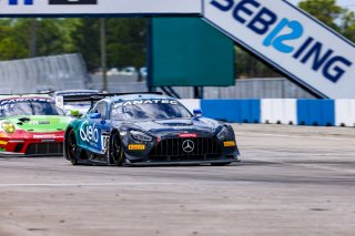 #08 Mercedes-AMG GT3 of Scott Smithson and Bryan Sellers, DXDT Racing, GT World Challenge America, Pro-Am, xSRO America, Sebring Int&rsquo;l Raceway, Sebring Florida, September 2022
 | Regis Lefebure/SRO