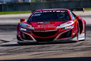 #93 Acura NSX GT3 of Ashton Harrison and Mario Farnbacher, Racers Edge Motorsports, GT World Challenge America, Pro-Am, SRO America, Sebring Int&rsquo;l Raceway, Sebring Florida, September 2022
 | Regis Lefebure/SRO