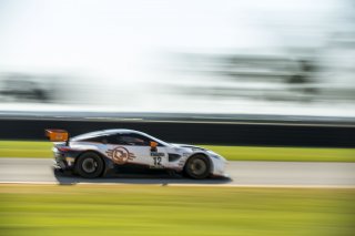 #12 Aston Martin Vantage AMR GT3 of Frank Gannett and Drew Staveley, Ian Lacy Racing, GT World Challenge America, Pro-Am, SRO America, Sebring International Raceway, Sebring, FL, September 2022.
 | Fabian Lagunas/SRO