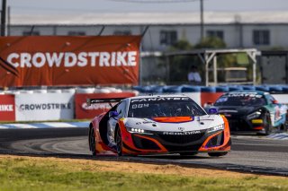 #43 Acura NSX GT3 of Erin Vogel and Michael Cooper, RealTime Racing, GT World Challenge America, Pro-Am, SRO America, Sebring International Raceway, Sebring, FL, September 2021.
 | Fabian Lagunas/SRO