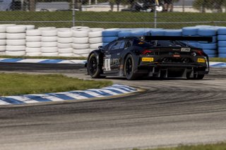 #1 Lamborghini Huracan GT3 of Michele Beretta and Andrea Calderelli, K-Pax Racing, GT World Challenge America, Pro, SRO America, Sebring International Raceway, Sebring, FL, September 2022.
 | Fabian Lagunas/SRO