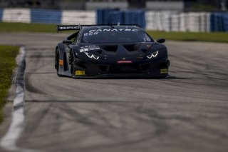 #1 Lamborghini Huracan GT3 of Michele Beretta and Andrea Calderelli, K-Pax Racing, GT World Challenge America, Pro, SRO America, Sebring International Raceway, Sebring, FL, September 2022.
 | Fabian Lagunas/SRO
