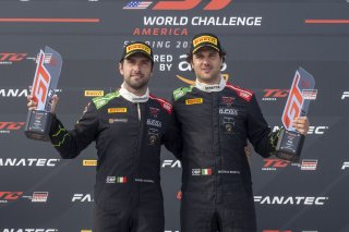 #1 Lamborghini Huracan GT3 of Michele Beretta and Andrea Calderelli, K-Pax Racing, GT World Challenge America, Pro, SRO America, Sebring International Raceway, Sebring, FL, September 2022.
 | Fabian Lagunas/SRO