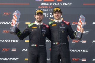 #1 Lamborghini Huracan GT3 of Michele Beretta and Andrea Calderelli, K-Pax Racing, GT World Challenge America, Pro, SRO America, Sebring International Raceway, Sebring, FL, September 2022.
 | Fabian Lagunas/SRO