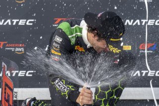 #1 Lamborghini Huracan GT3 of Michele Beretta and Andrea Calderelli, K-Pax Racing, GT World Challenge America, Pro, SRO America, Sebring International Raceway, Sebring, FL, September 2022.
 | Fabian Lagunas/SRO