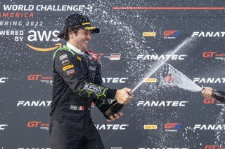 #1 Lamborghini Huracan GT3 of Michele Beretta and Andrea Calderelli, K-Pax Racing, GT World Challenge America, Pro, SRO America, Sebring International Raceway, Sebring, FL, September 2022.
 | Fabian Lagunas/SRO