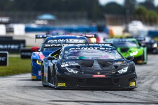 #1 Lamborghini Huracan GT3 of Michele Beretta and Andrea Calderelli, K-Pax Racing, GT World Challenge America, Pro, SRO America, Sebring International Raceway, Sebring, FL, September 2022.
 | Fabian Lagunas/SRO             
