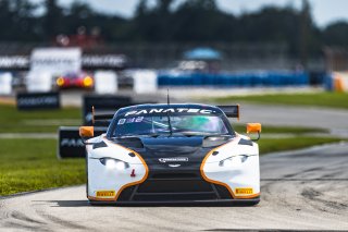 #12 Aston Martin Vantage AMR GT3 of Frank Gannett and Drew Staveley, Ian Lacy Racing, GT World Challenge America, Pro-Am, SRO America, Sebring International Raceway, Sebring, FL, September 2022.
 | Fabian Lagunas/SRO             