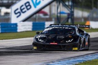 #1 Lamborghini Huracan GT3 of Michele Beretta and Andrea Calderelli, K-Pax Racing, GT World Challenge America, Pro, SRO America, Sebring International Raceway, Sebring, FL, September 2022.
 | Fabian Lagunas/SRO             