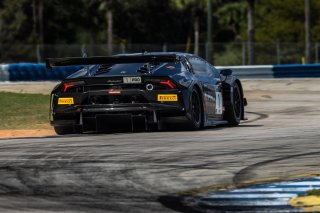 #1 Lamborghini Huracan GT3 of Michele Beretta and Andrea Calderelli, K-Pax Racing, GT World Challenge America, Pro, SRO America, Sebring International Raceway, Sebring, FL, September 2022.
 | Fabian Lagunas/SRO             