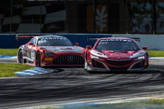 #93 Acura NSX GT3 of Ashton Harrison and Mario Farnbacher, Racers Edge Motorsports, GT World Challenge America, Pro-Am, SRO America, Sebring International Raceway, Sebring, FL, September 2022.
 | Fabian Lagunas/SRO             