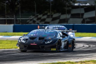#1 Lamborghini Huracan GT3 of Michele Beretta and Andrea Calderelli, K-Pax Racing, GT World Challenge America, Pro, SRO America, Sebring International Raceway, Sebring, FL, September 2022.
 | Fabian Lagunas/SRO             